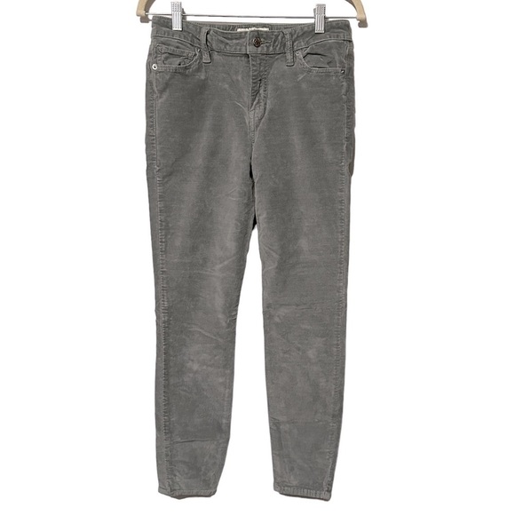 Lucky Brand Ava Super Skinny‎ Velvet Pant Shadow Mint Size 6/28 7W14198 - Picture 3 of 13